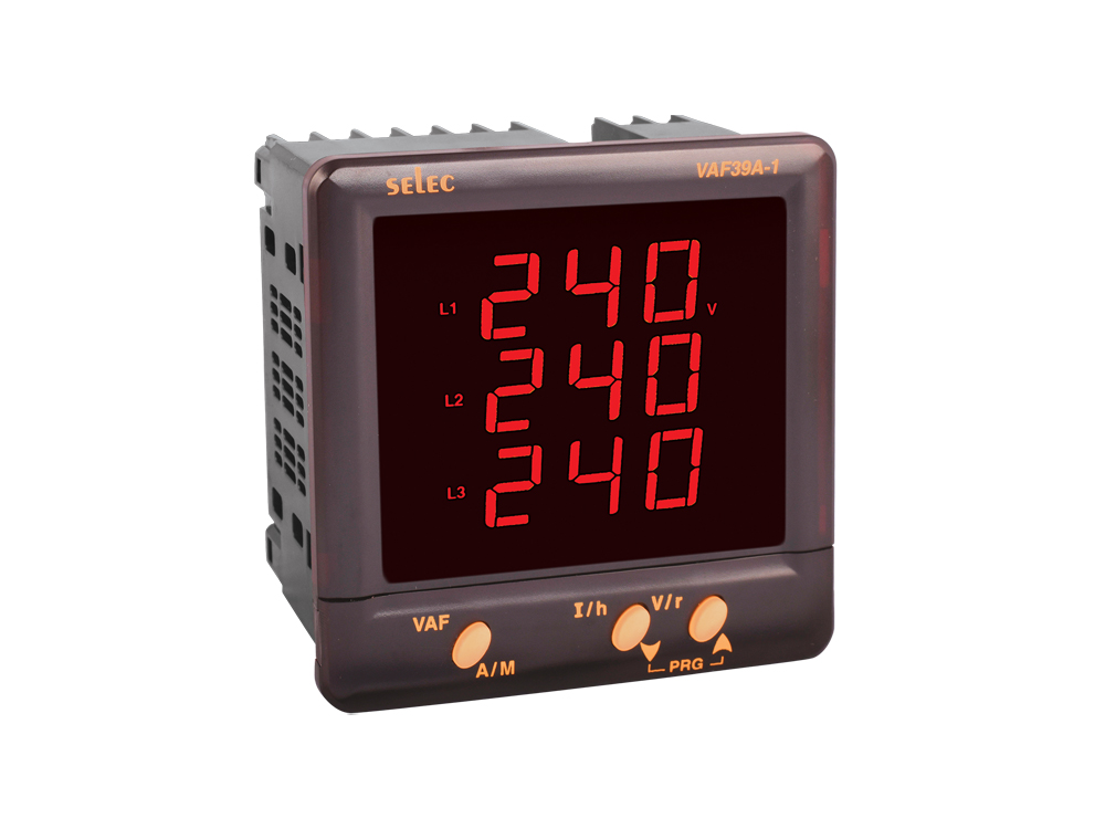 True RMS Three Phase Digital LCD